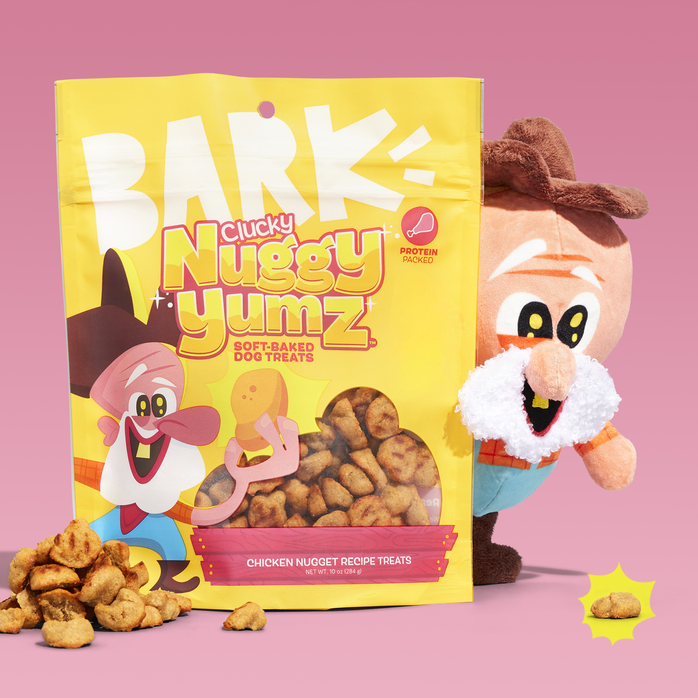 Clucky Nuggy Yumz™ Chicken Soft & Chewy Dog Treats. 10 oz - Image 3