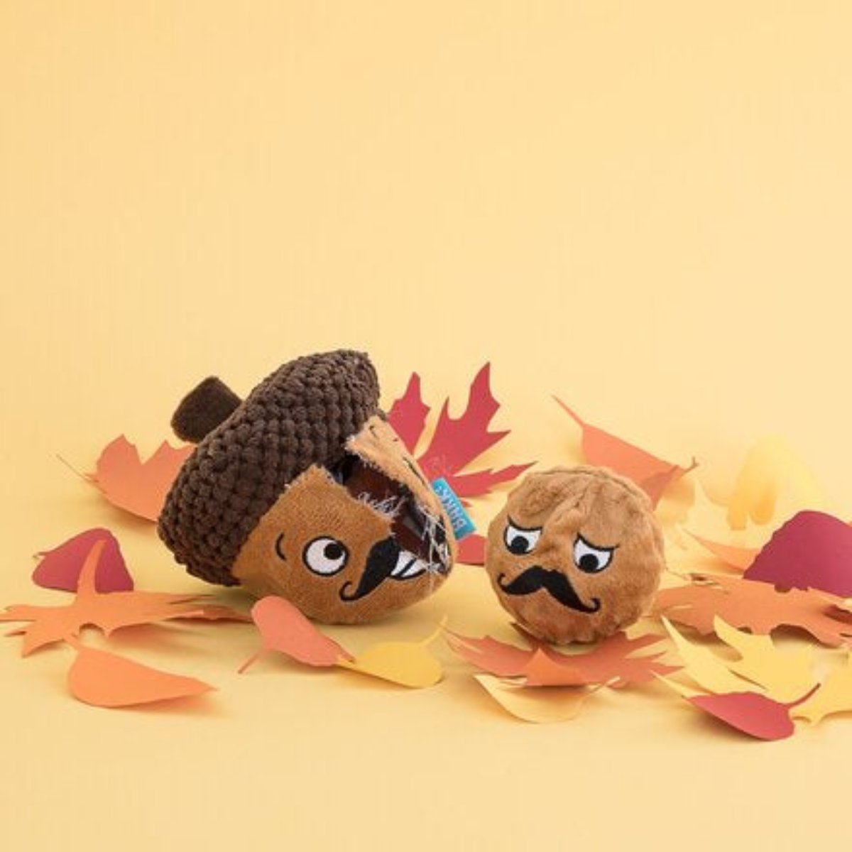 Monsieur Acorn Plush 2-in-1 Rip and Reveal Dog Toy - Image 3
