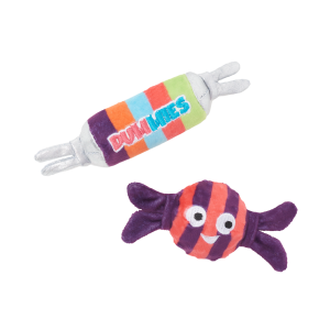 Sour Dummies Sweeties Plush Multi-Part Dog Toy