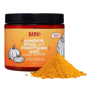 Pumpkin Spice. And Everything Nice Vegetarian Dog Food Meal Topper. 6.1 oz