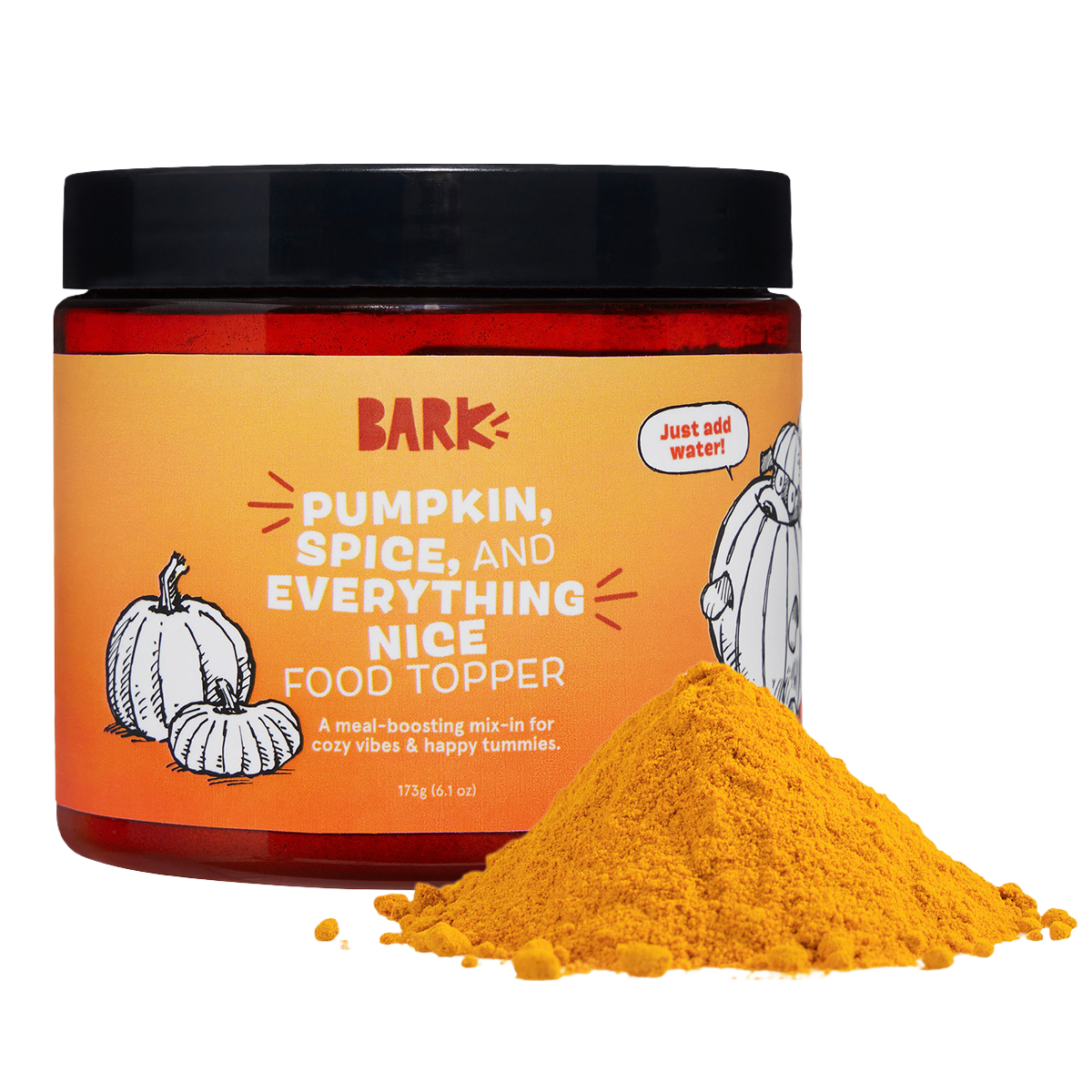 Pumpkin Spice. And Everything Nice Vegetarian Dog Food Meal Topper. 6.1 oz