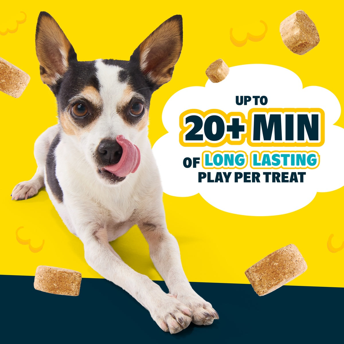 Licksters Treat Peanut Butter + Beef Treats 7 oz Refill - Image 3