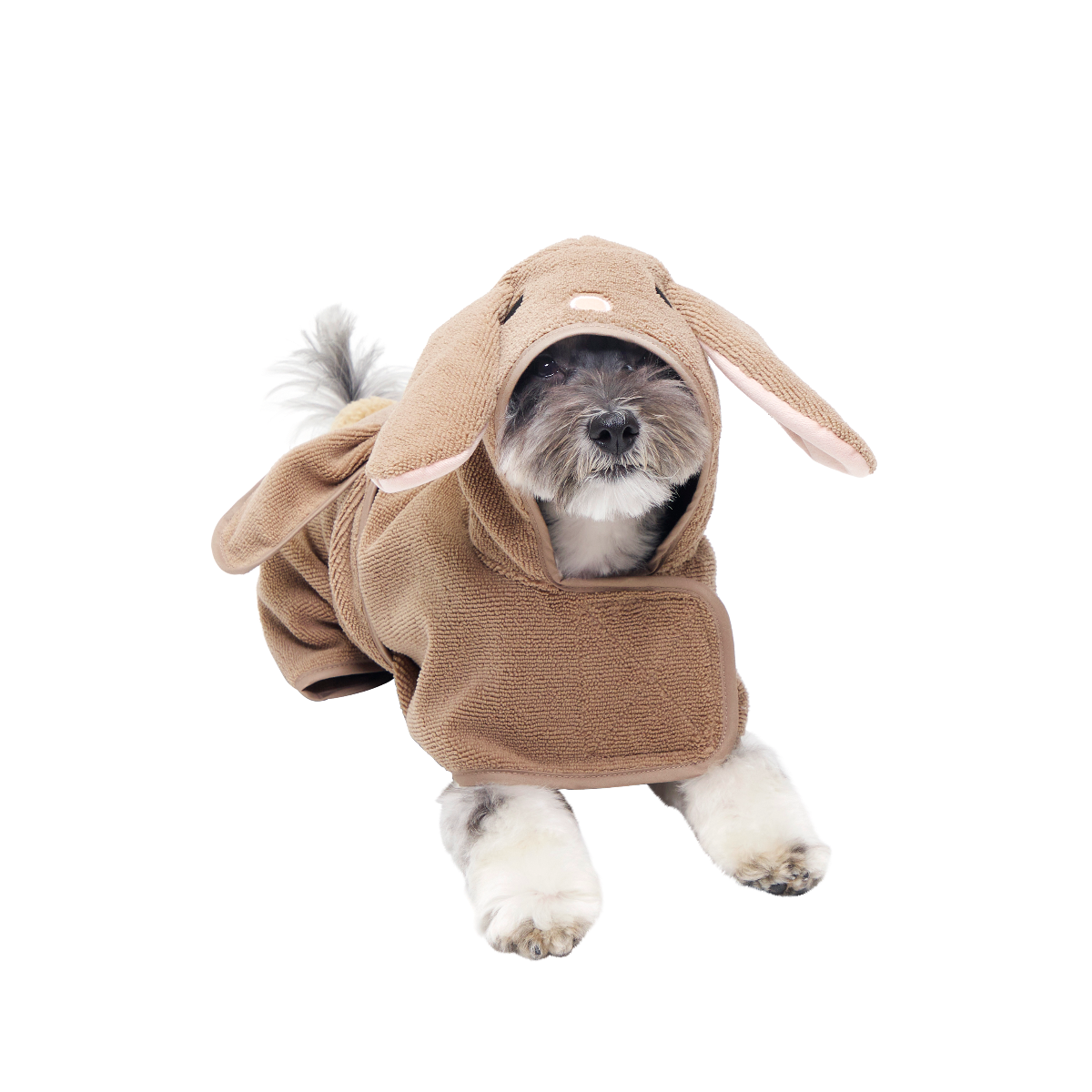 Bunny Bark n' Bathe Dog Robe - Image 4