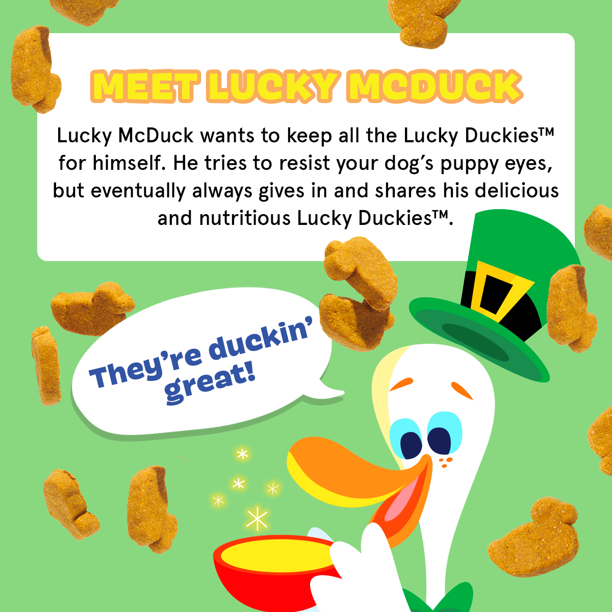 Lucky Duckies™ Turduken Recipe Chicken Duck Turkey Soft & Chewy Dog Treats. 10 oz - Image 3