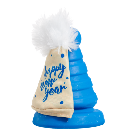 Chew Years Party Hat Durable Super Chewer Enrichment Dog Toy - Image 3