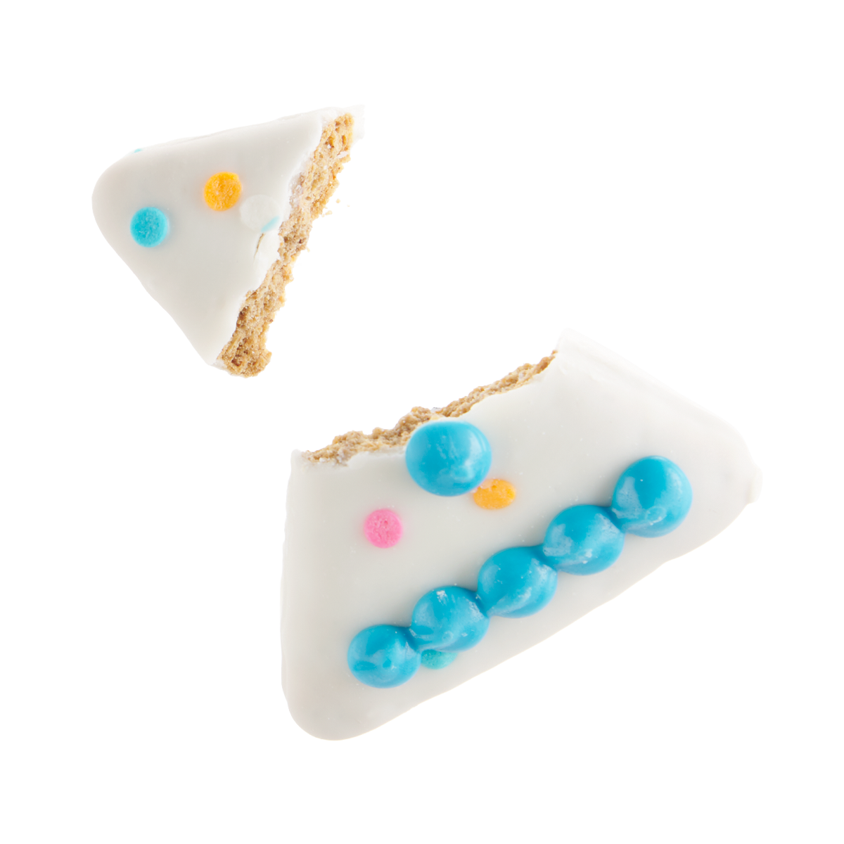 Barkday Cake Vegetarian Hard & Crunchy 6-Piece Dog Cookie - Image 4