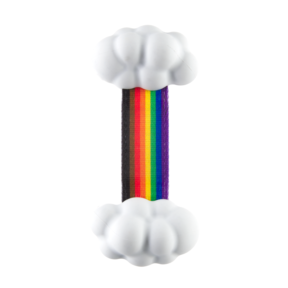 Proud Pup Rainbow Tug Super Chewer Durable Tug Dog Toy - Image 5