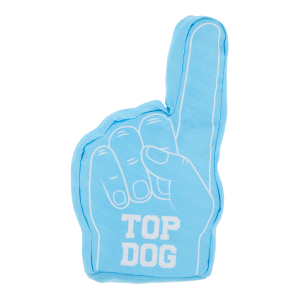 Top Dog Foam Finger Plush Enrichment Dog Toy