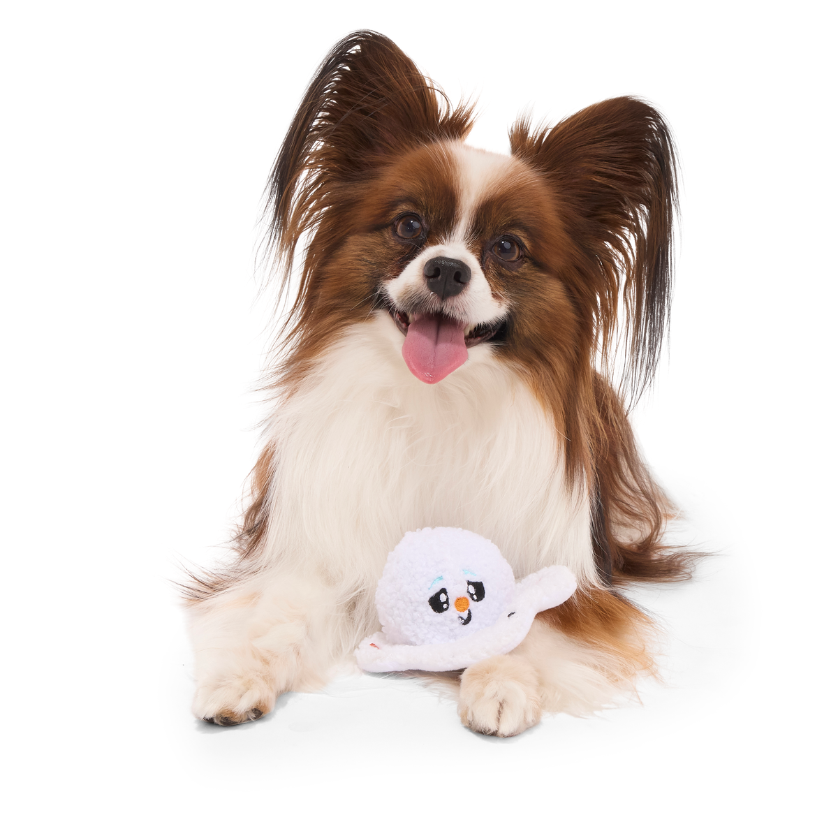 Slushy The Snowman Durable Super Chewer 2-in-1 Rip and Reveal Dog Toy - Image 4