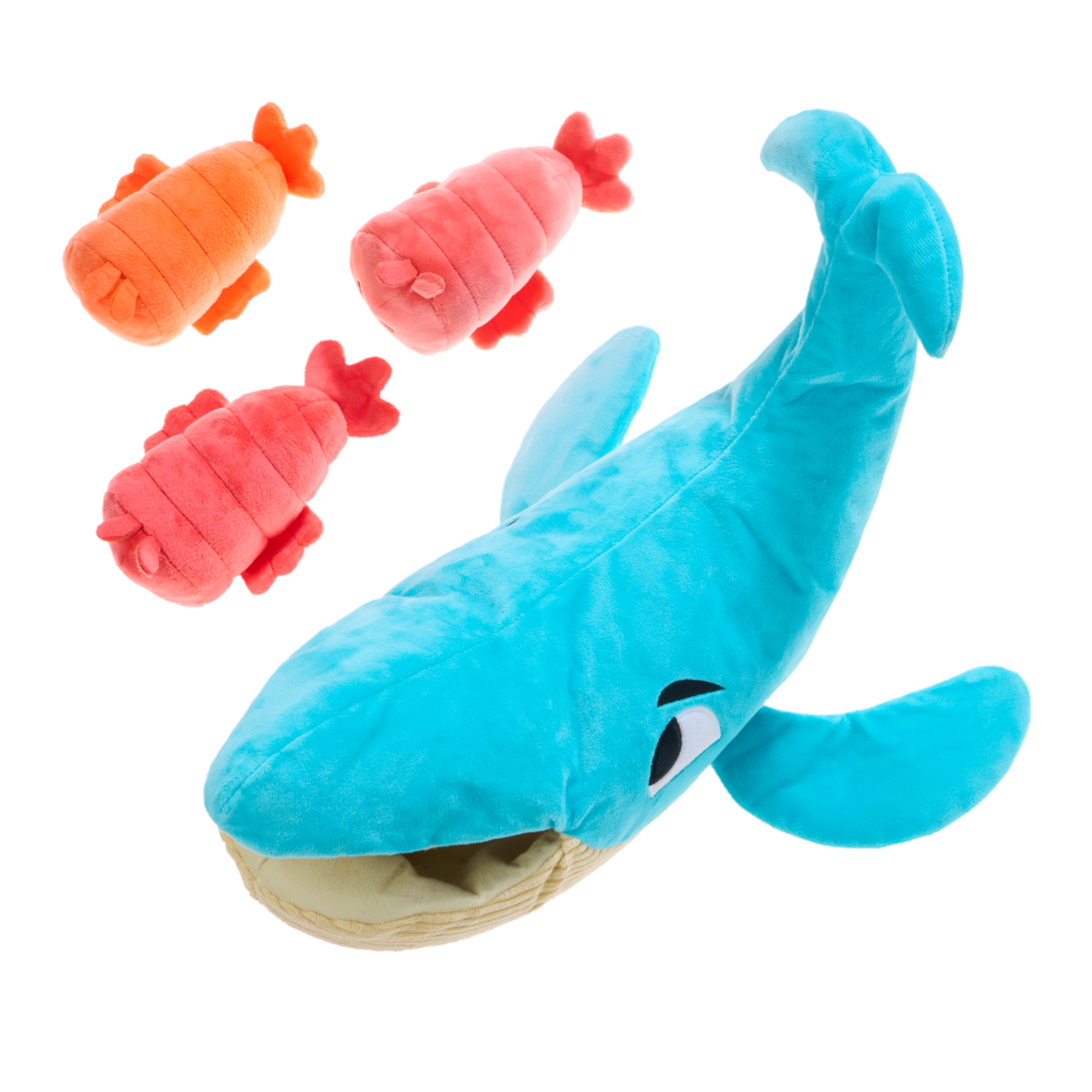 Hungry Hungry Humpback Plush Extra-Large + Multi-Part + Enrichment Dog Toy - Image 6