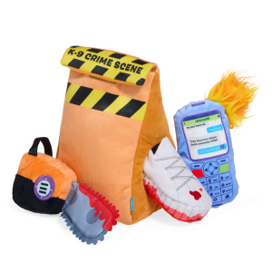 Buried Evidence Plush Multi-Part + Enrichment Dog Toy