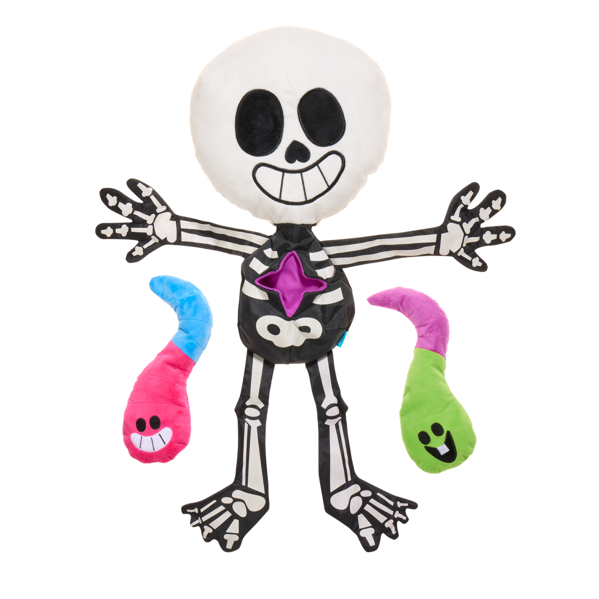 Skeleton Gnawtopsy Plush XXL Multi-Part + Tug + Enrichment Dog Toy - Image 2