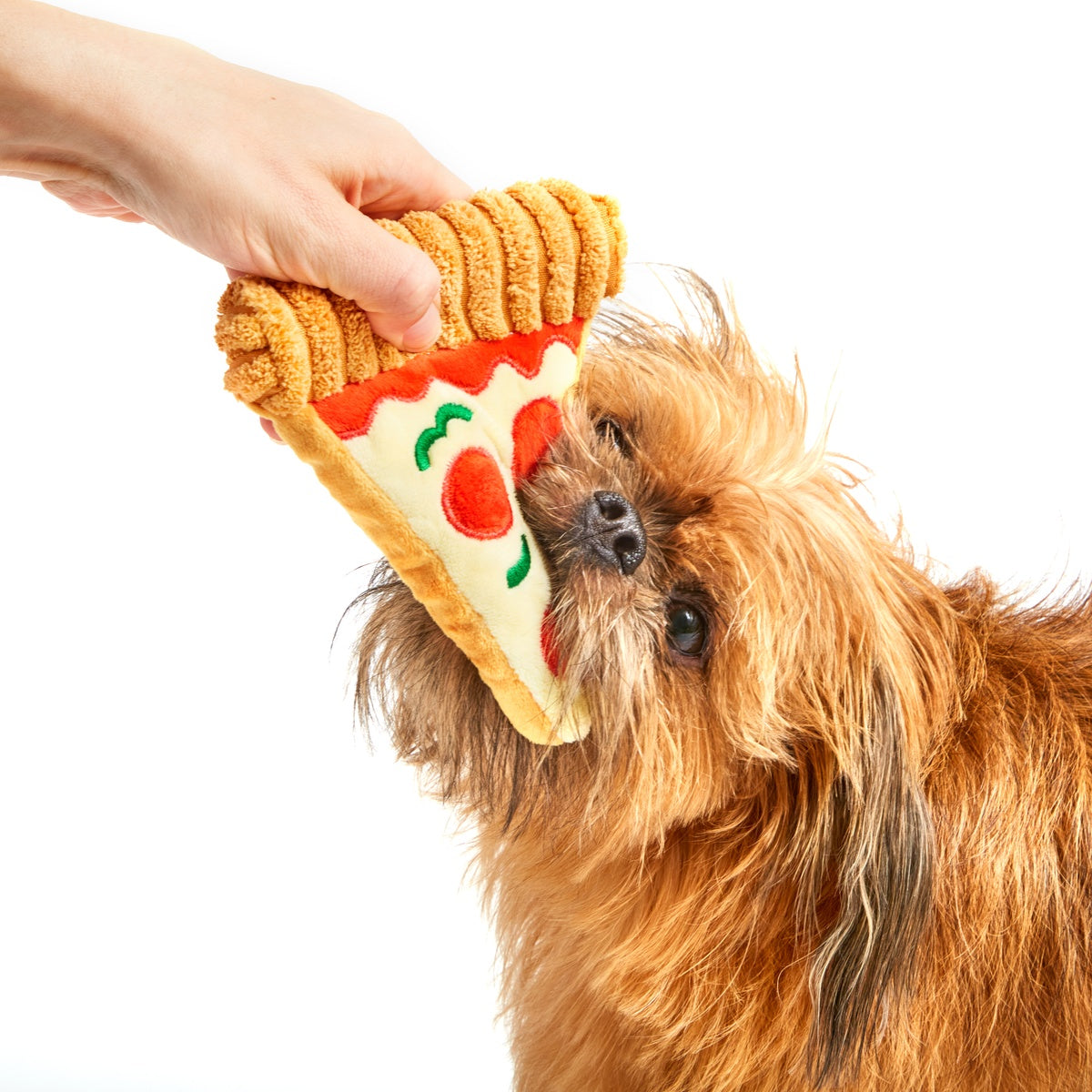 Mutt Lovers Pizza Plush Dog Toy - Image 2
