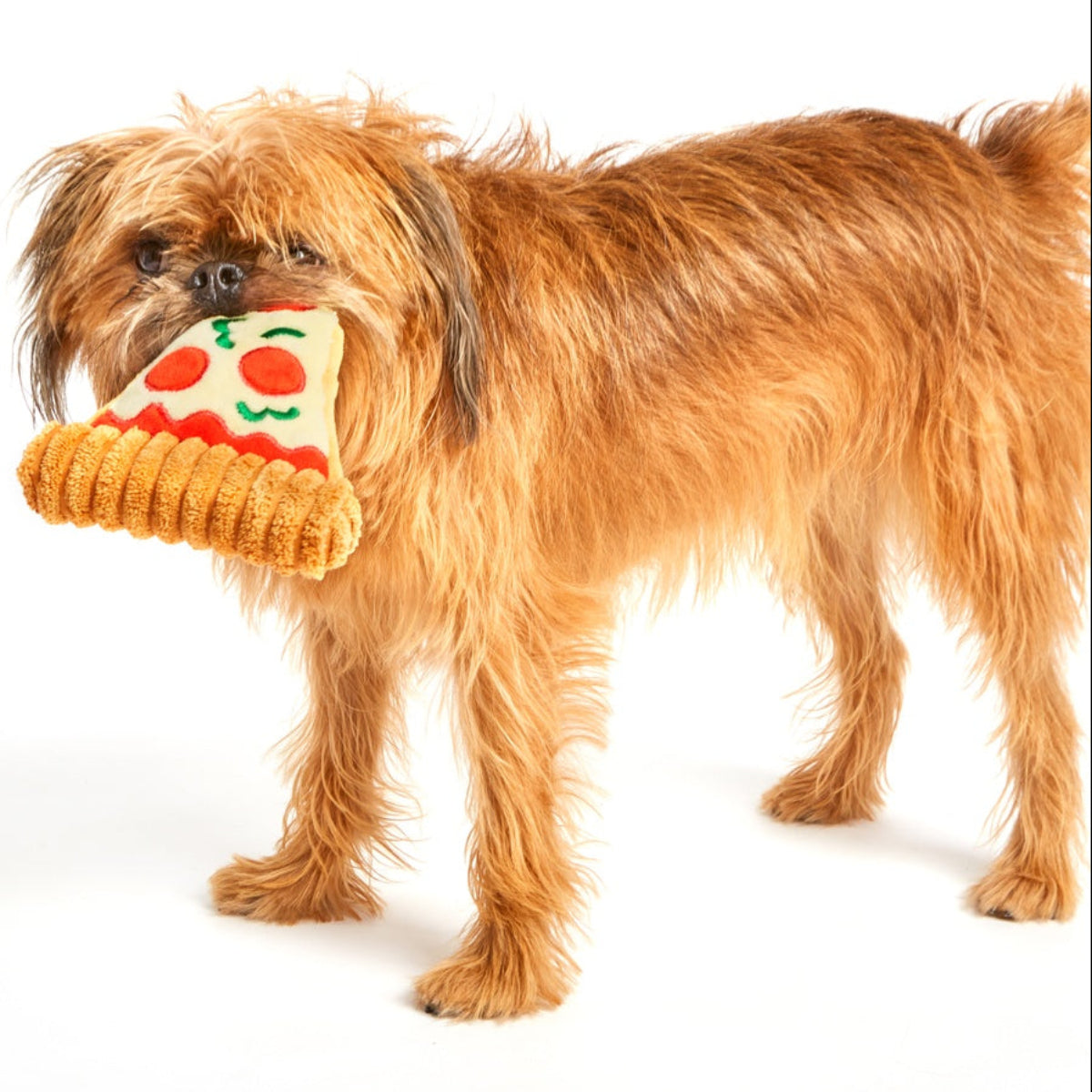Mutt Lovers Pizza Plush Dog Toy - Image 3