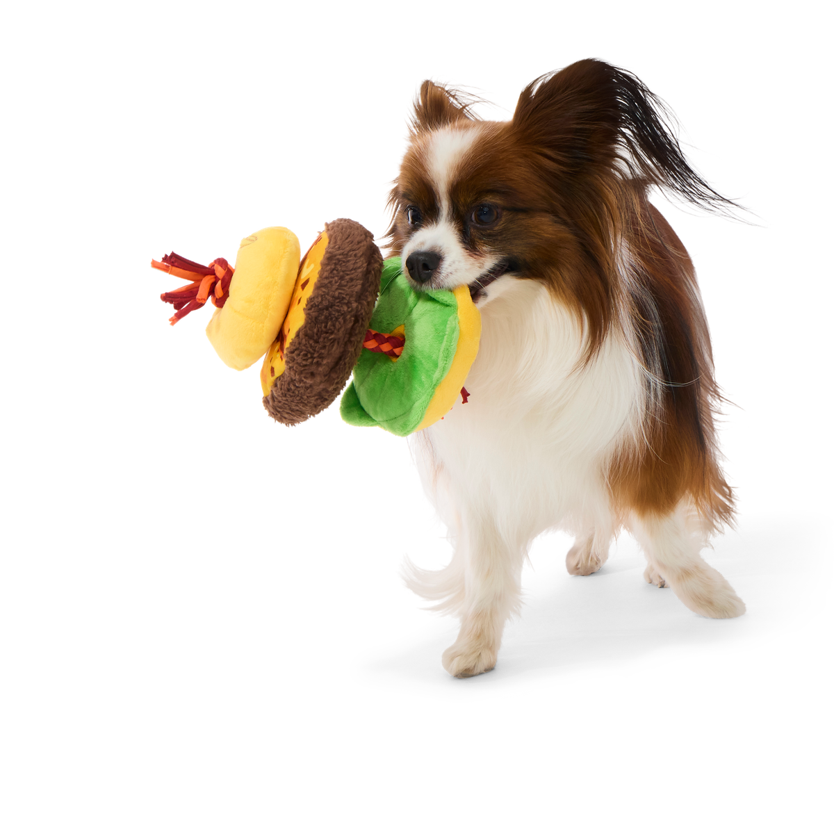 Barkin' Cheese Burger Plush Tug Dog Toy - Image 4