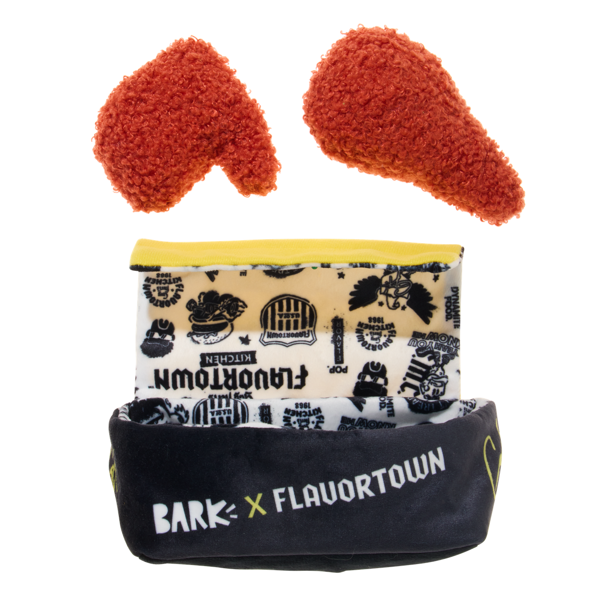 Flavgrrrtown Wings Plush Multi-Part + Enrichment Dog Toy - Image 2
