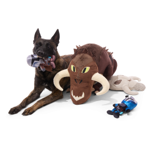 Mythosaur™ Plush XXXL Multi-Part + Enrichment Dog Toy