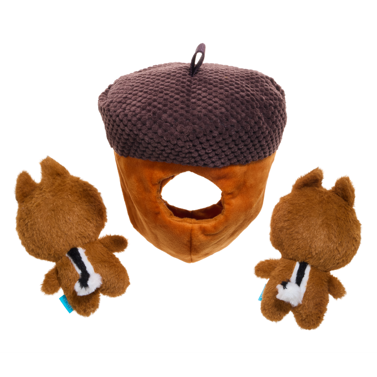 Chip 'N Dale in a Nutshell Plush Multi-Part + Enrichment Dog Toy - Image 6