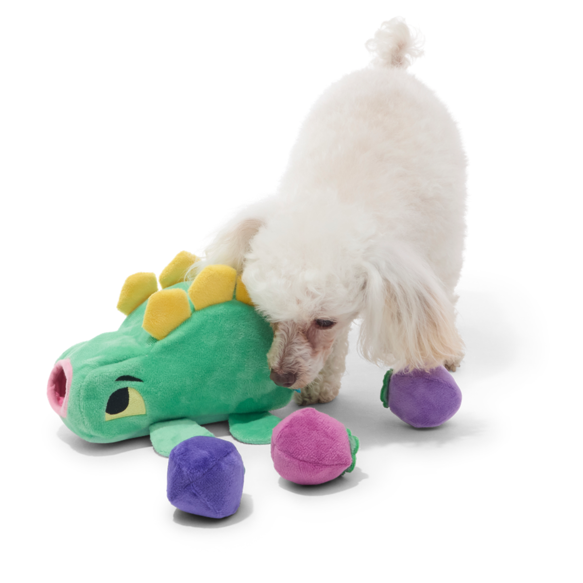 Berry Hungry Bernard Plush Multi-Part + Enrichment Dog Toy - Image 4