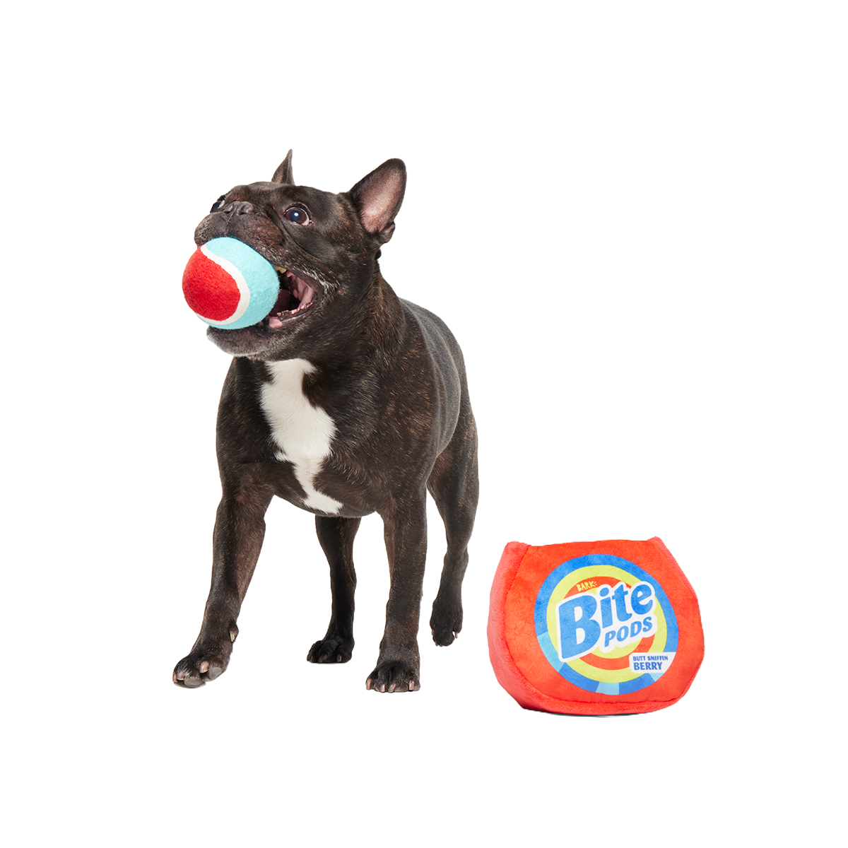 Bite Pods Plush Multi-Part + Fetch + Enrichment Dog Toy - Image 4