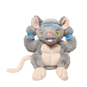 Bodybuilding Brodent Plush Tug Dog Toy