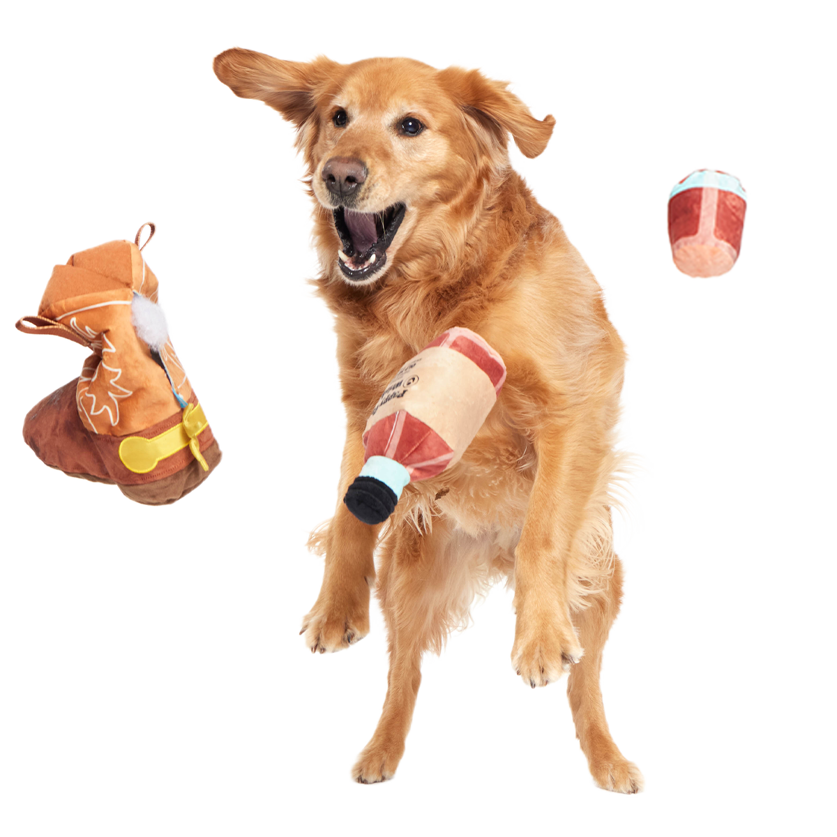 Bottoms Up Boot Plush 2-in-1 + Enrichment Dog Toy - Image 4