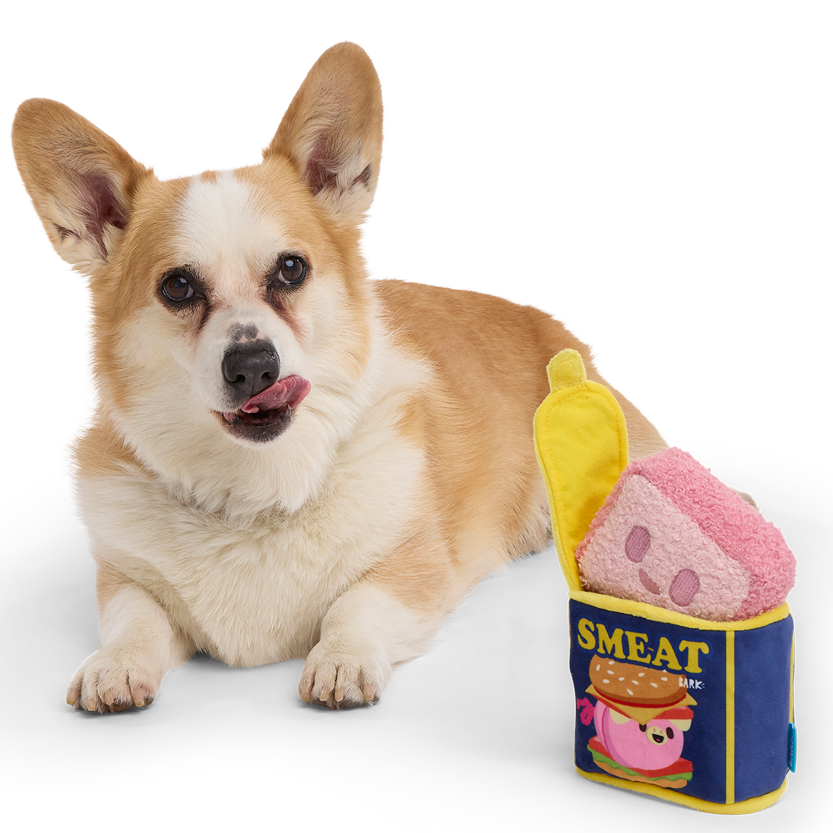 Canned Smeat Plush Multi-Part + Enrichment Dog Toy - Image 3
