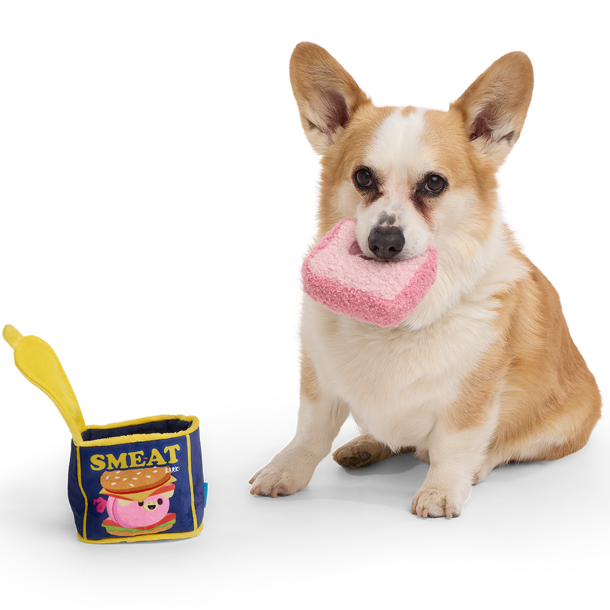 Canned Smeat Plush Multi-Part + Enrichment Dog Toy - Image 2