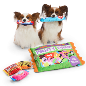 Chomp-Size Candy Pack Plush Extra-Large + 2-in-1 Dog Toy