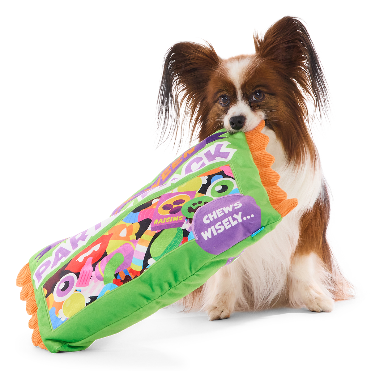 Chomp-Size Candy Pack Plush Extra-Large + 2-in-1 Dog Toy - Image 4