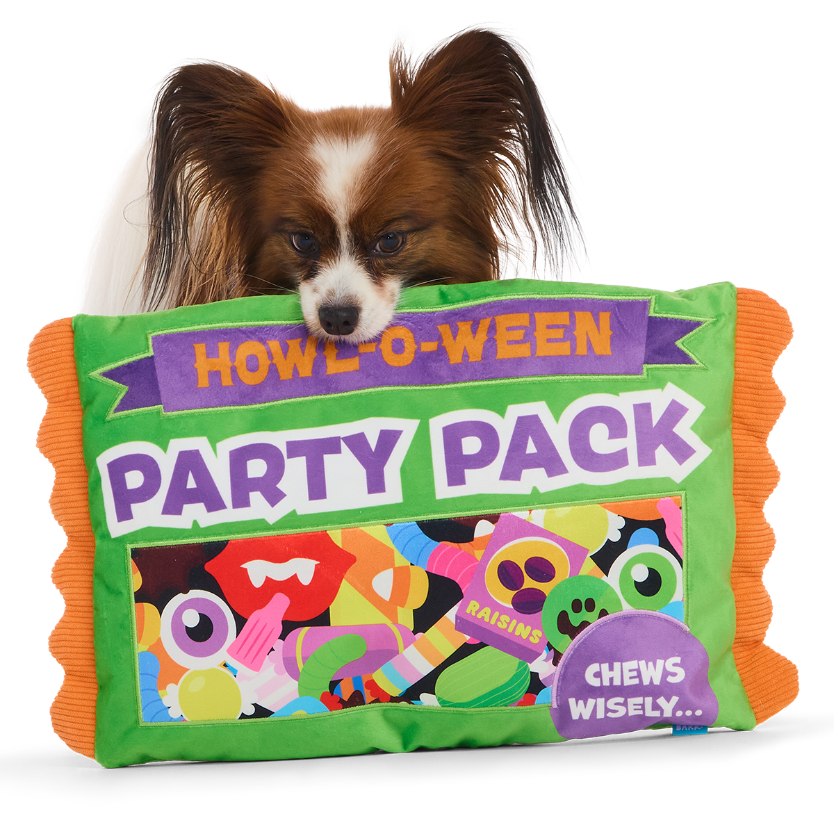 Chomp-Size Candy Pack Plush Extra-Large + 2-in-1 Dog Toy - Image 3
