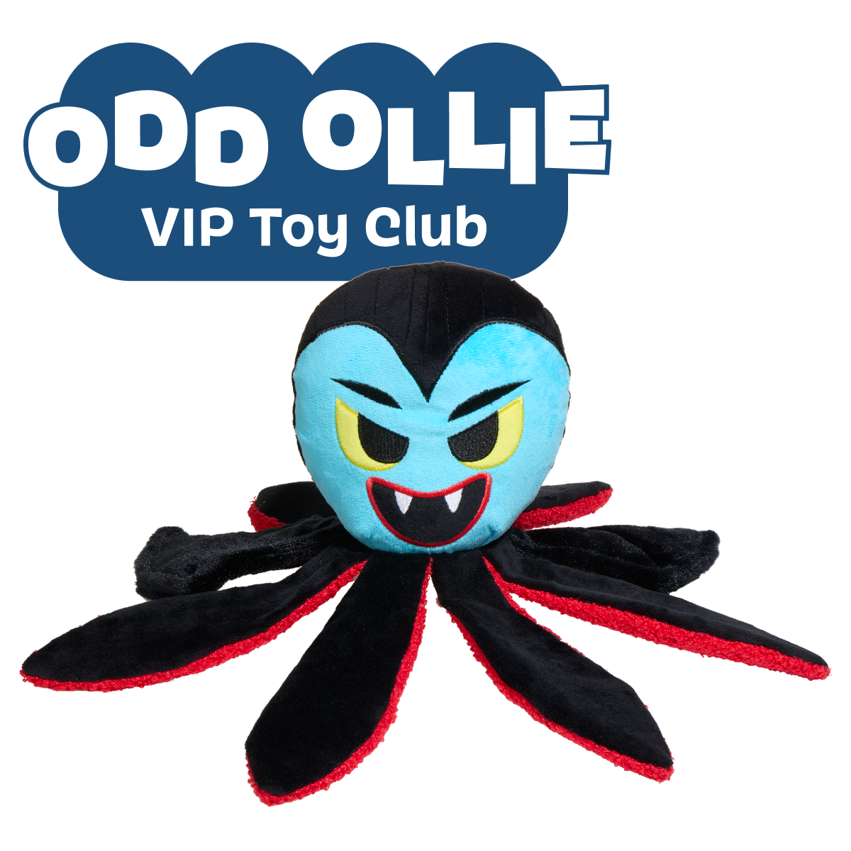Ollie the Octopus Club. Plush Tug Monthly Dog Toys