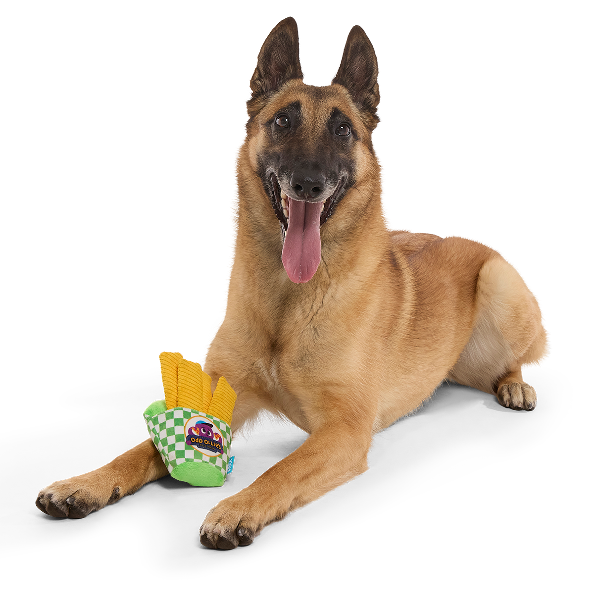 Crinkle Mutt Fries Plush Tug + Enrichment Dog Toy - Image 3