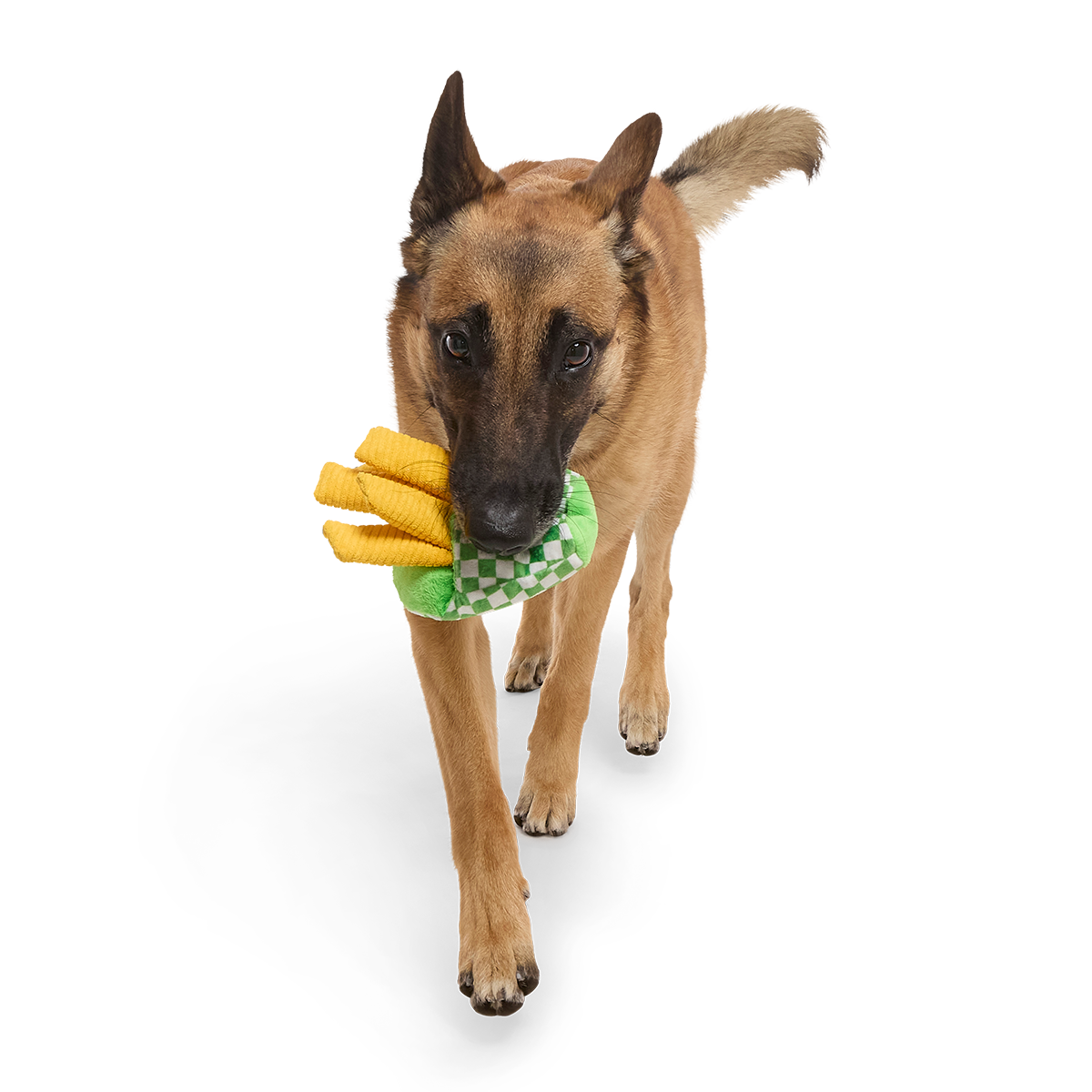 Crinkle Mutt Fries Plush Tug + Enrichment Dog Toy - Image 4