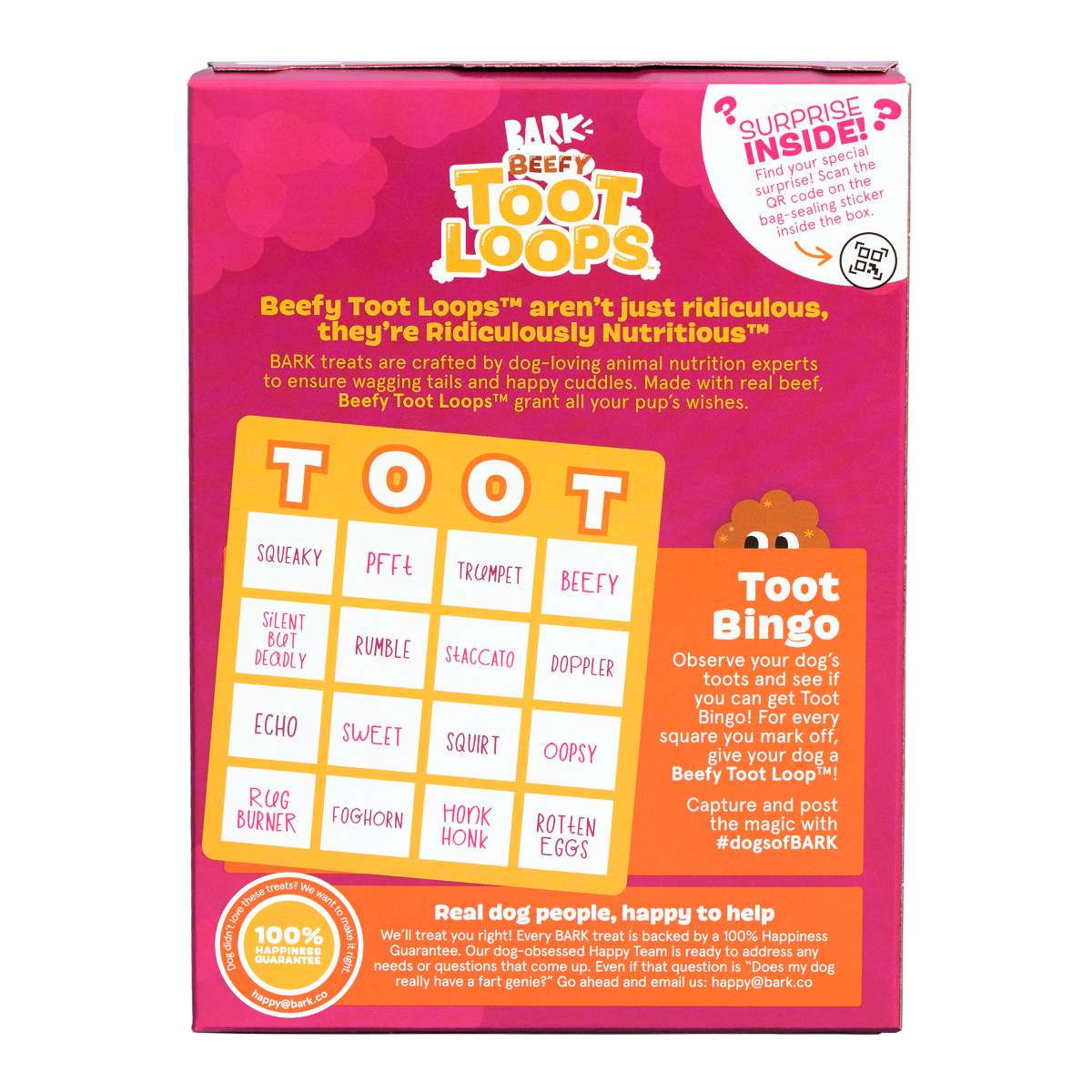 Beefy Toot Loops™ Beef Blend Hard & Crunchy Dog Treats. 10 oz - Image 2