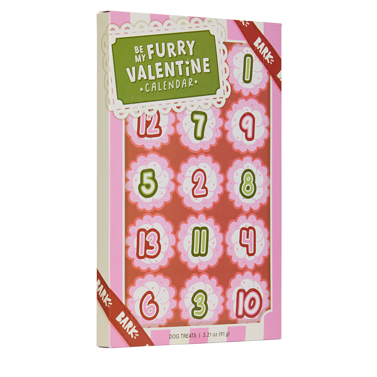 Be My Furry Valentine Treat Calendar Vegetarian Hard & Crunchy Dog Treats - Image 7