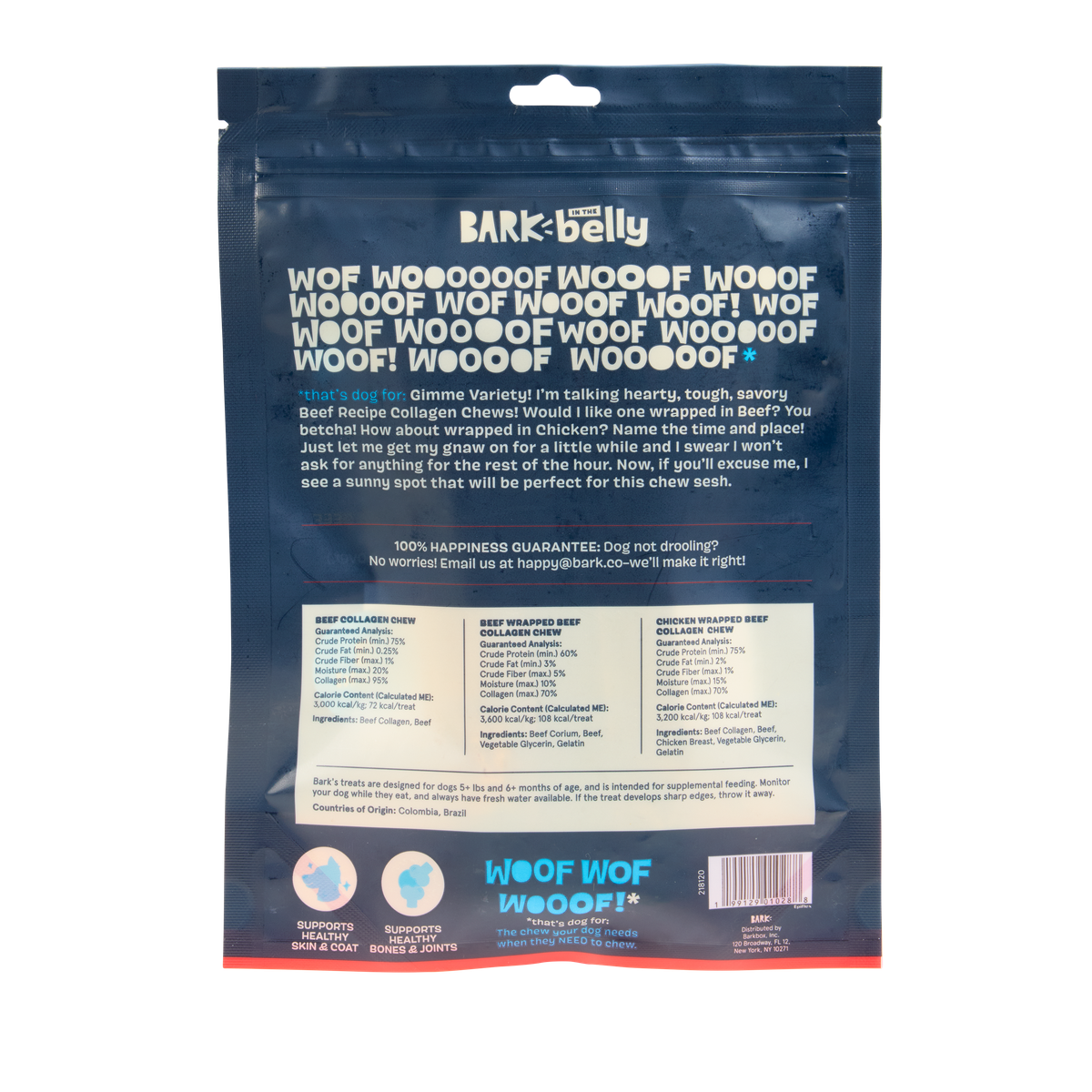 Variety Pack Collagen Dog Chews. 3 Ct - Image 7