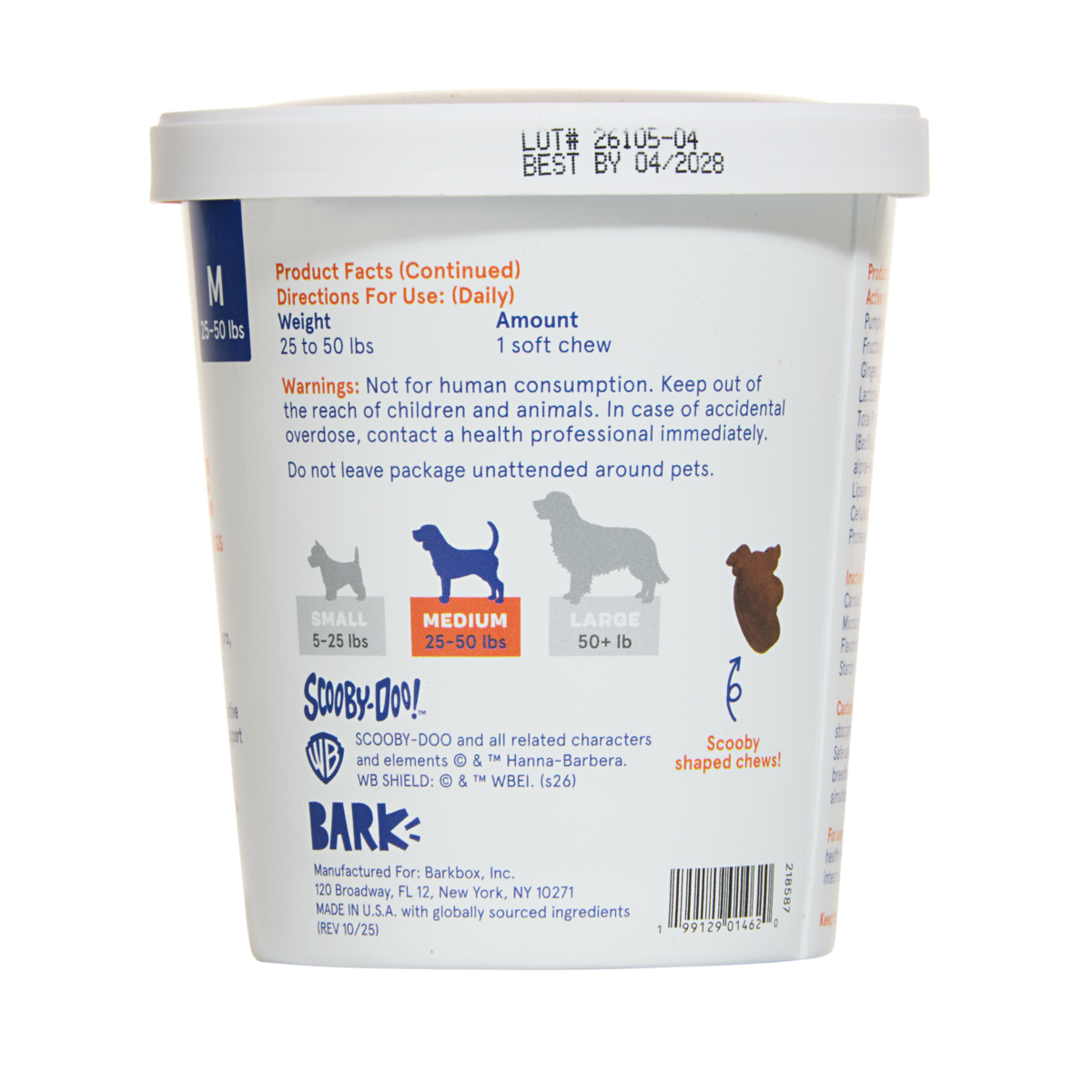 Scooby-Doo™ Digestive Dog Treat Supplements. 30 Ct - Image 10