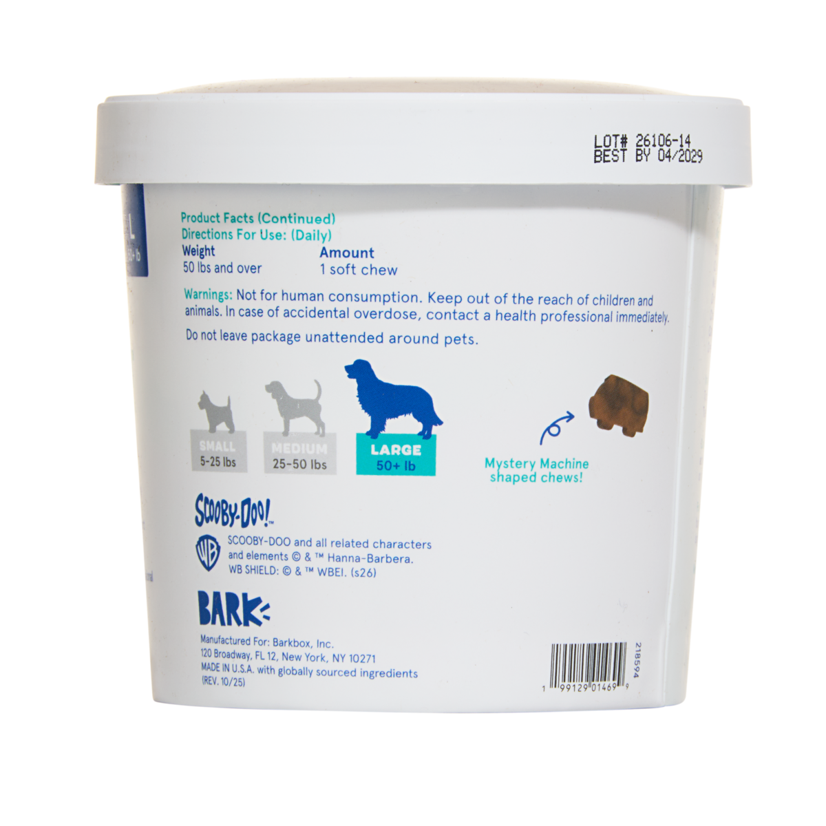 Scooby-Doo™ Hip & Joint Dog Treat Supplements. 30 Ct - Image 16