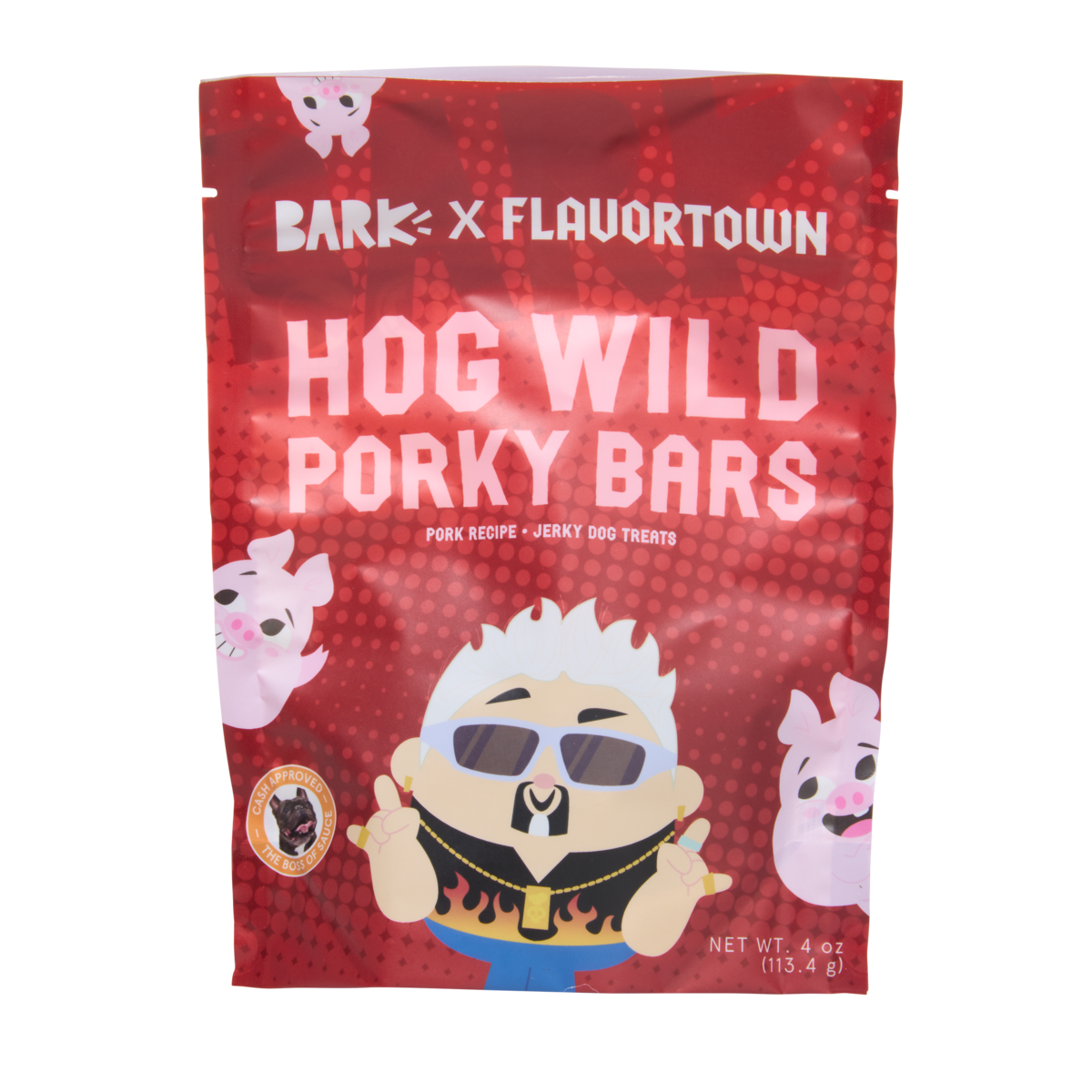 Hog Wild Porky Bars Jerky Dog Treats. 4 oz - Image 3