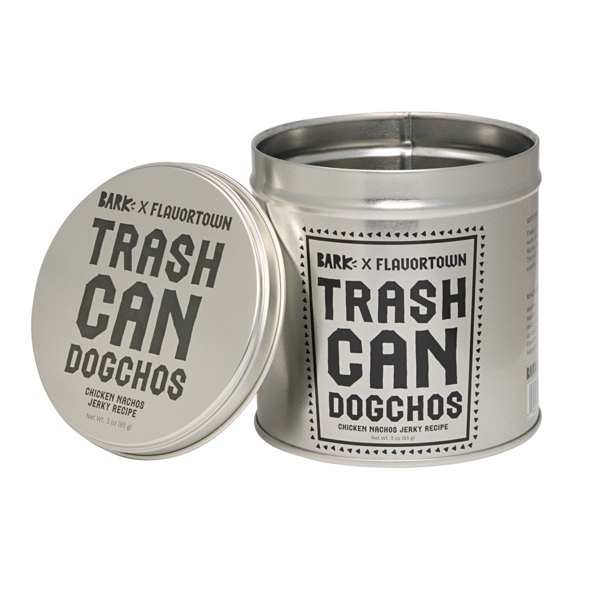 Trash Can Dogchos Chicken Nachos Jerky Dog Treats. 3 oz - Image 2
