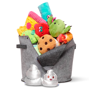 Felt Dog Toy Bin