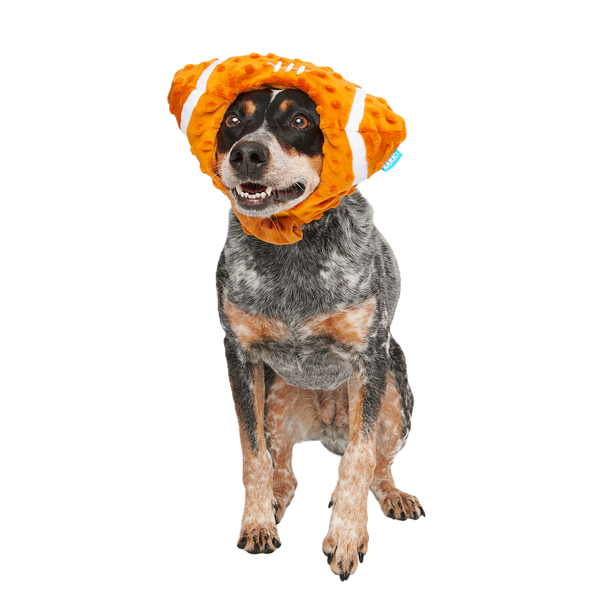Football Head Plush Wearable Dog Toy - Image 4