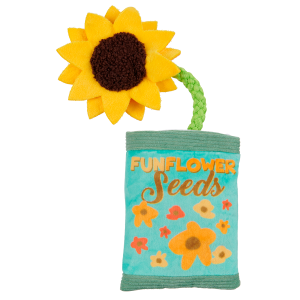 Funflower Seeds Plush Tug Dog Toy