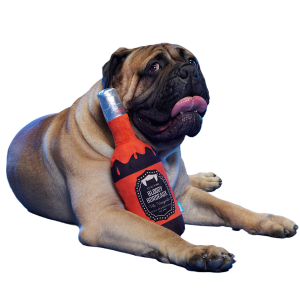 Hallowine Plush Extra-Large + Tug Dog Toy