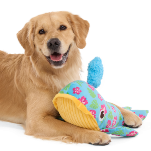 Hawaiian Humpbark Whale Plush Tug + Extra-Large Dog Toy