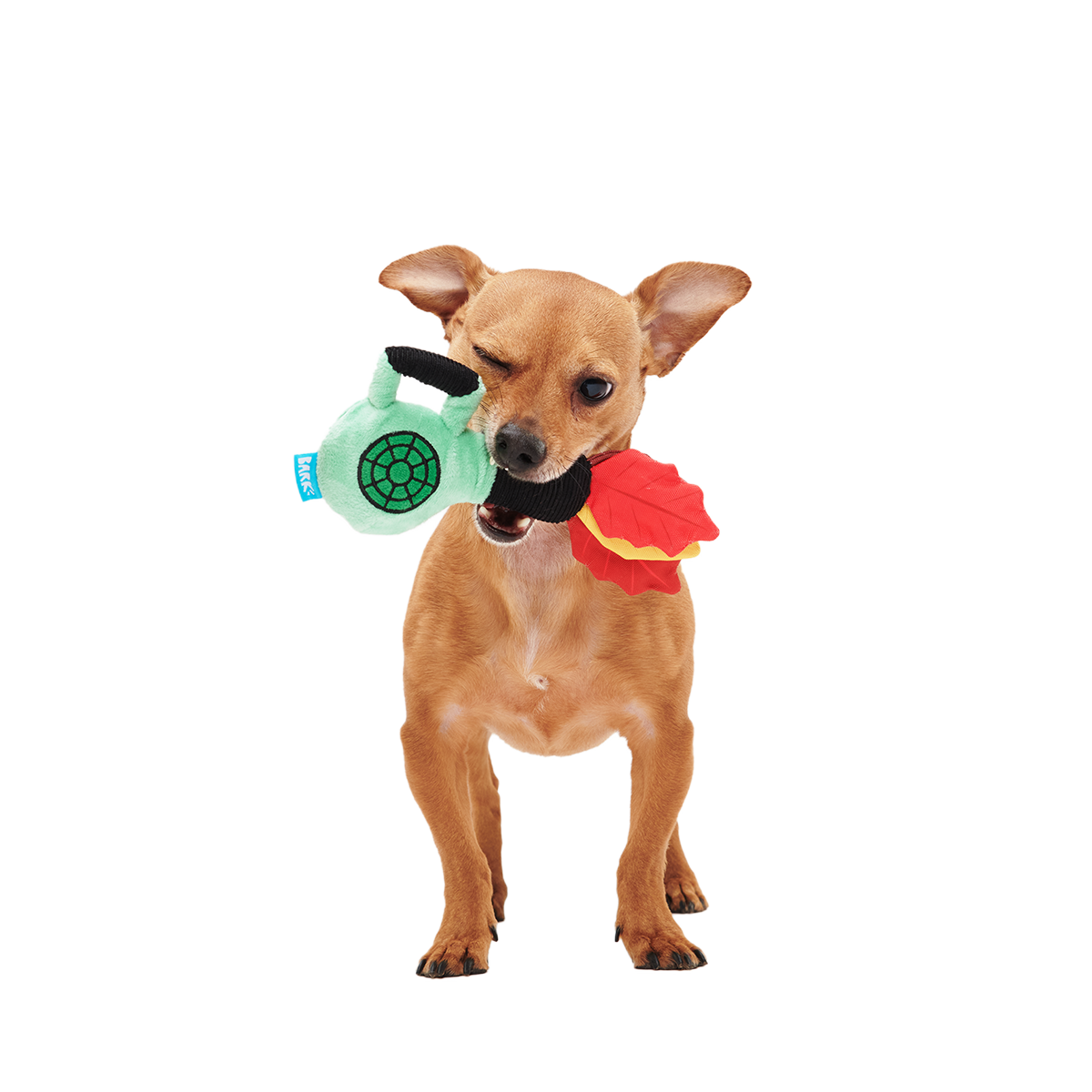 Leaf Blow-Wower Plush Tug Dog Toy - Image 2
