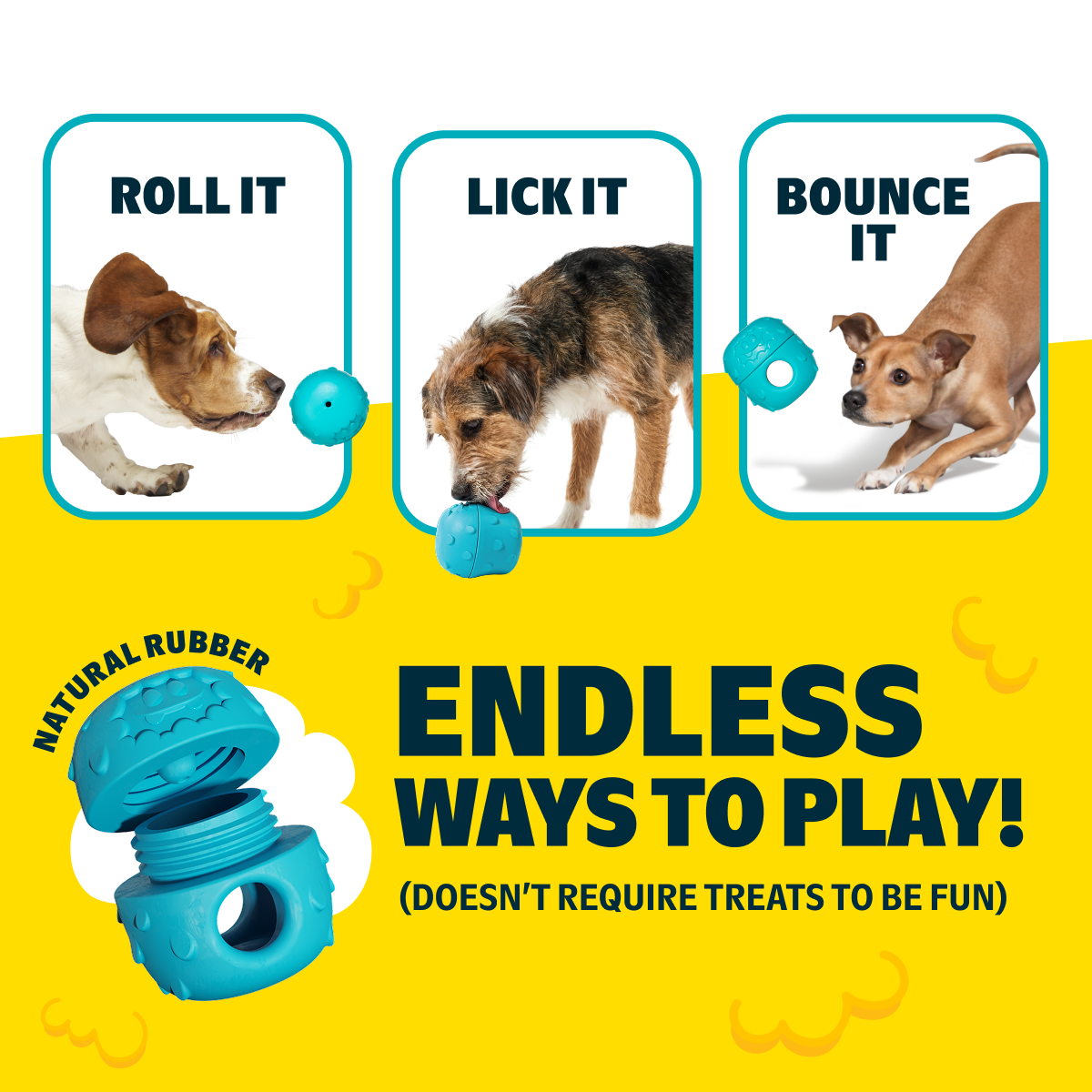 Licksters Treat Dispensing Dog Toy - Image 5