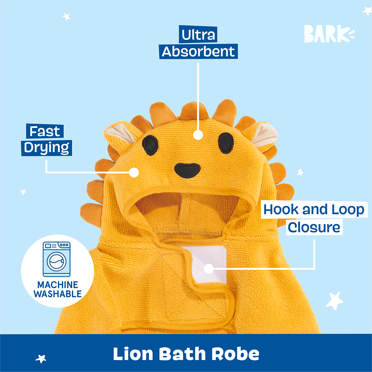Lion Bark n' Bathe Robe - Image 3