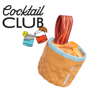Cocktail Club. Plush Cocktail Monthly Dog Toys